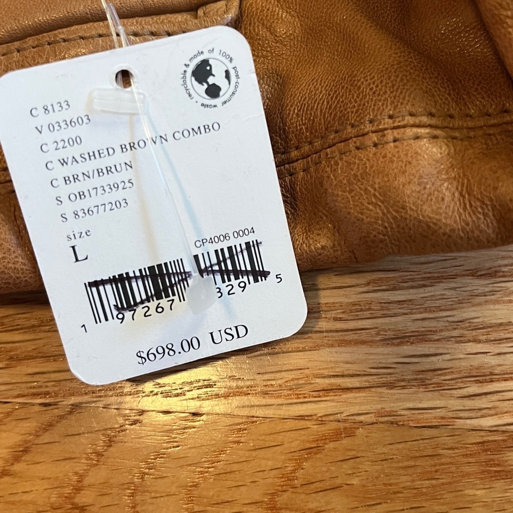 Free People Indie Rider Bomber Jacket Size Large NWT - Picture 8 of 15